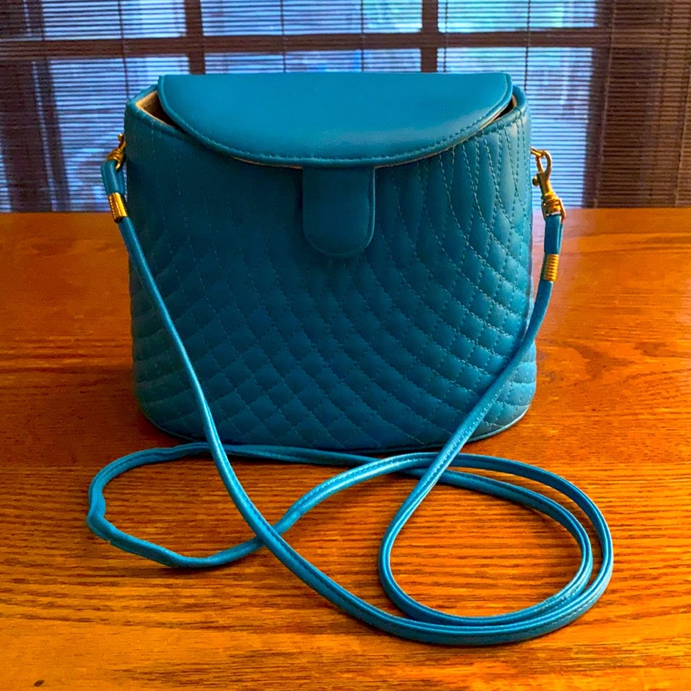 Light Blue Woman’s La Rue Shoulder Bag/Purse